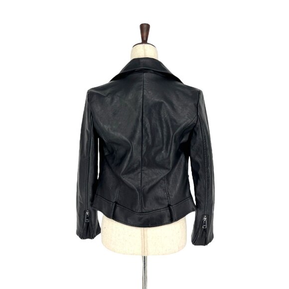 Elodie Faux Leather Moto Jacket | Small - Picture 4 of 10